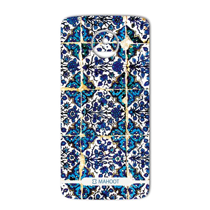 برچسب تزئینی ماهوت مدل Traditional-tile Design مناسب برای گوشی  Motorola Moto Z Play MAHOOT Traditional tile Design Sticker for Motorola Moto Z